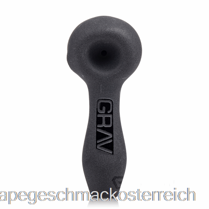 Gravierter, Sandgestrahlter Löffel Mit Schwarzem Vape-Geschmack